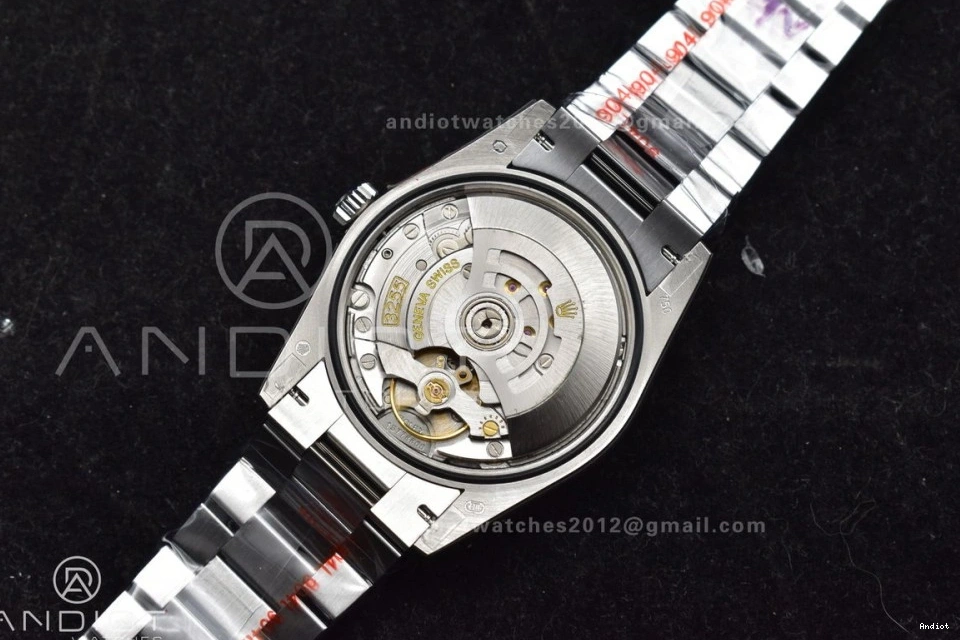 Dial President vr3255 Bracelet Best V5 QF Edition (Gain Weight) 36 Steel DayDate on Light Roman 904L SS Blue 0523